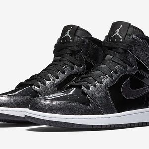 Nike Air Jordan 1 High - Black Patent Leather - Size Men’s 9.5